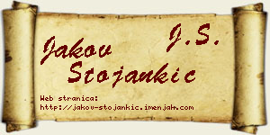 Jakov Stojankić vizit kartica